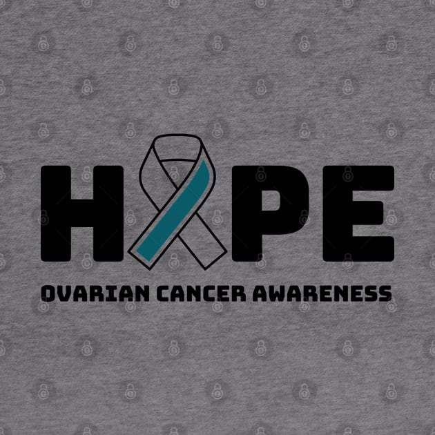 Hope Ovarian Cancer Awareness by Adisa_store